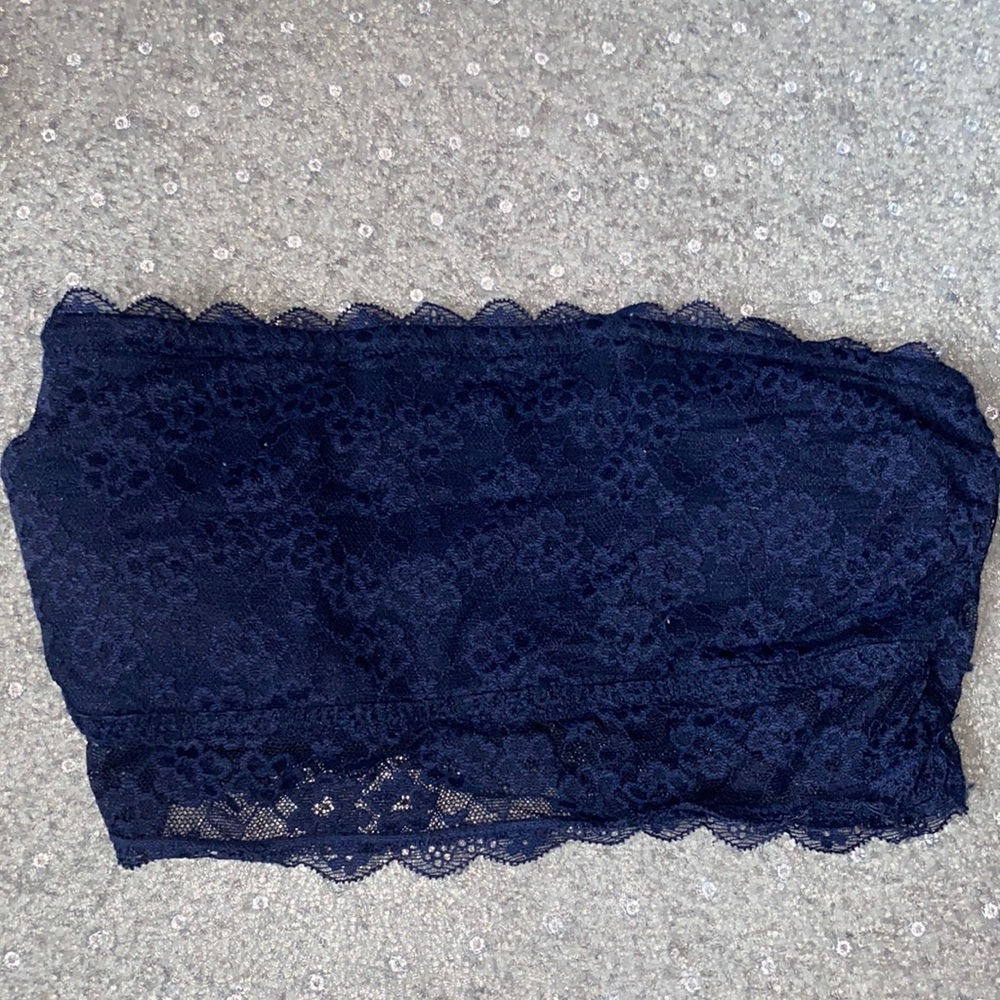 Hollister Navy Blue size small Bandeau